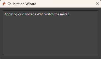 Calibration Wizard - Vg 40
