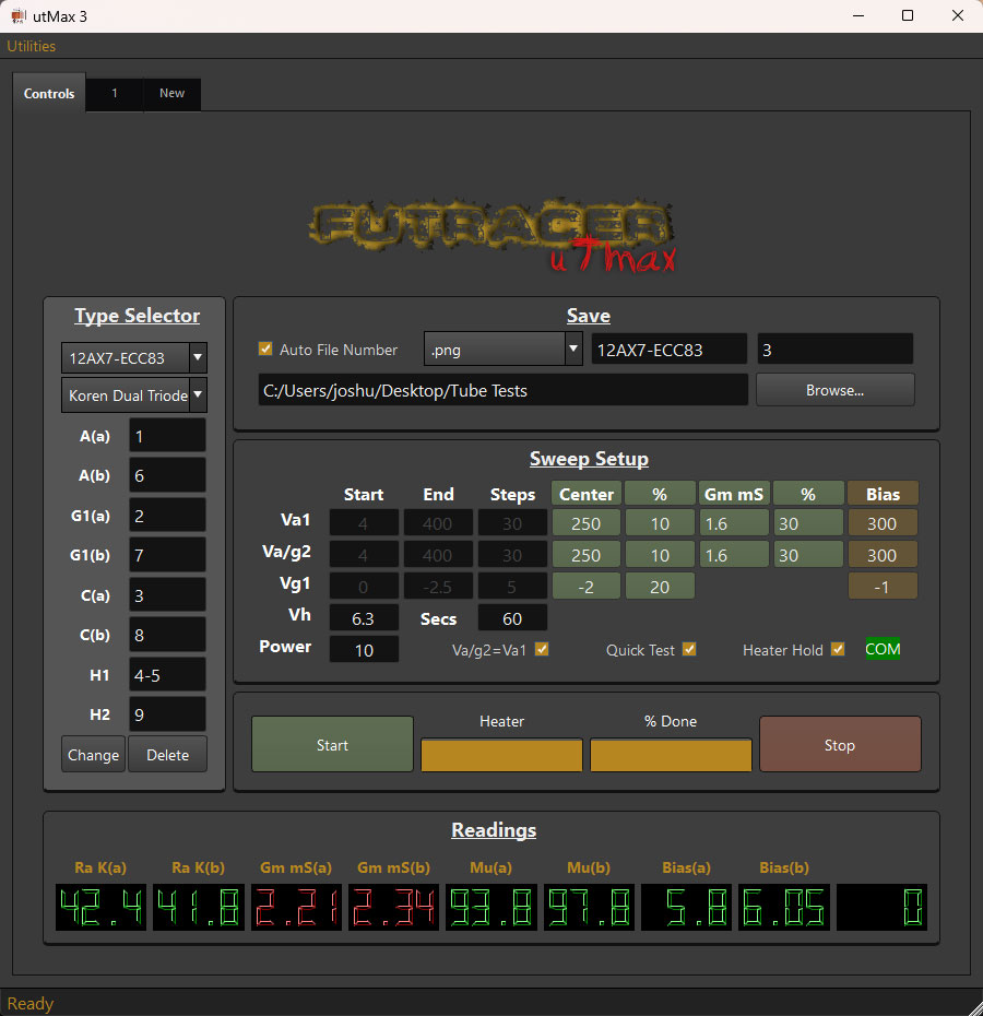 FUtracer GUI in Windows